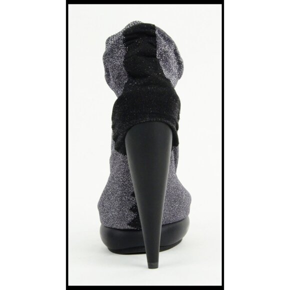 BALENCIAGA BOOTS BOOTIES SOCK COVERED SHOES PLATFORM HIGH HEEL sz 38 US 7.5 - Picture 7 of 14